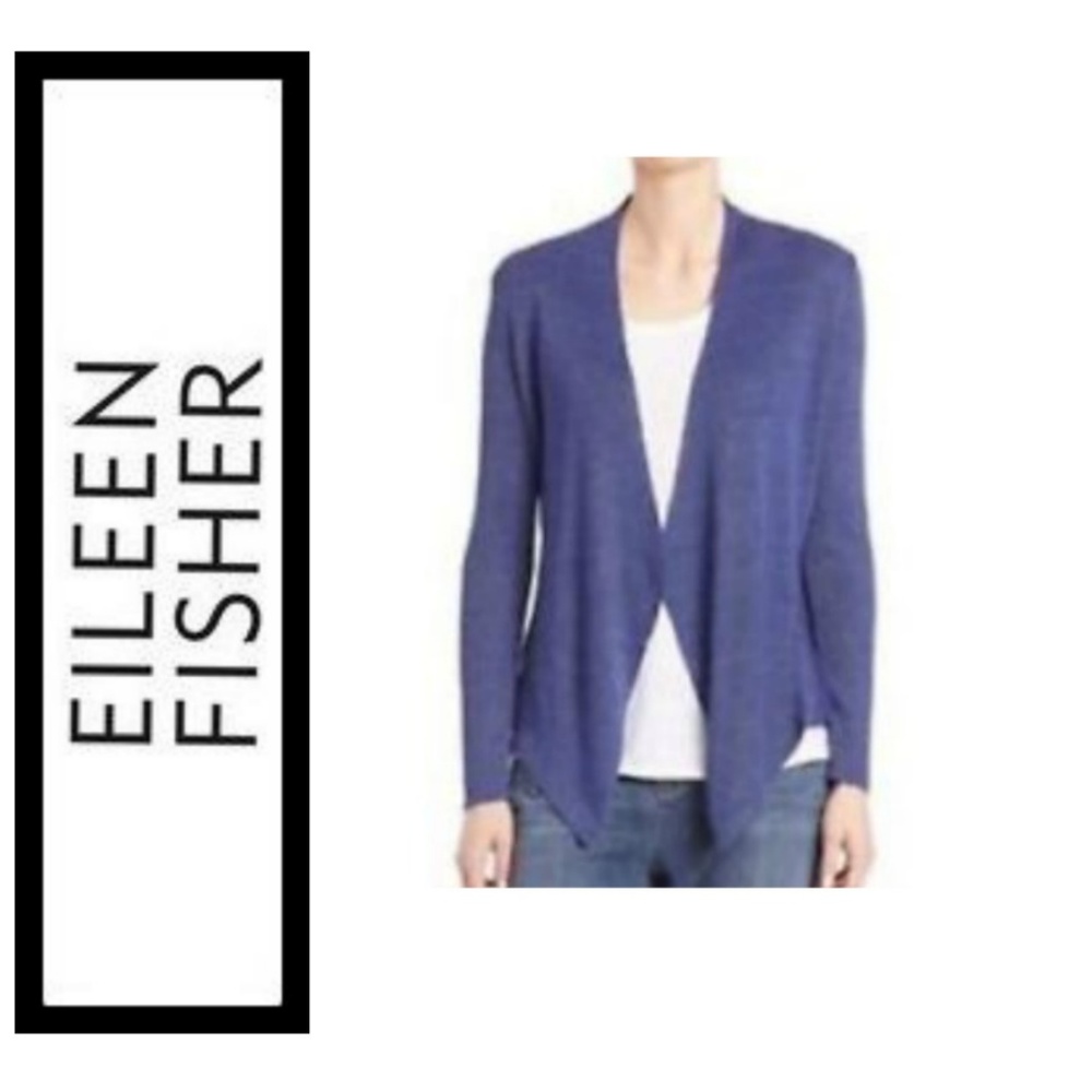Eileen Fisher Cardigan Linen Cotton Slub SM NWT